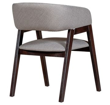 Стул P-01, массив бука, темно-коричневый орех, Florida Cappuccino