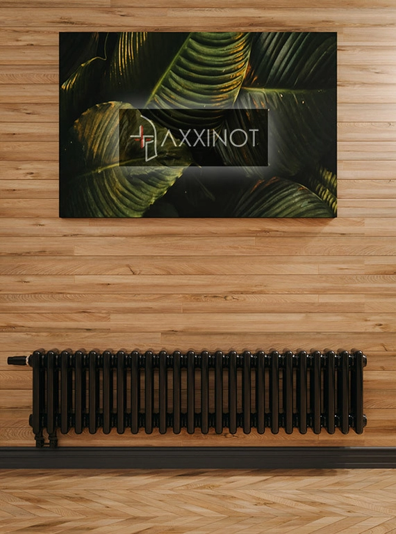 Axxinot Sentir 3020 - трехтрубный трубчатый радиатор высотой 200 мм, нижнее подключение с термовентилем