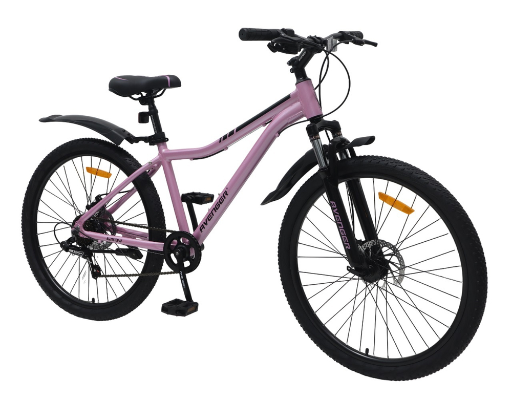 Велосипед 26" AVENGER A261DW, розовый/черный