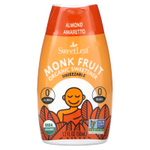 SweetLeaf Stevia, Органический подсластитель Monk Fruit, сжимаемый миндаль и амаретто, 50 мл (1,7 жидк. Унции)