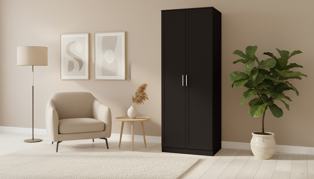 Шкаф Кама 2 Венге Цаво 3354  100*50*240