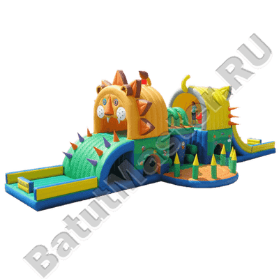 Коммерческий надувной батут "Котики" 9*6*4 м