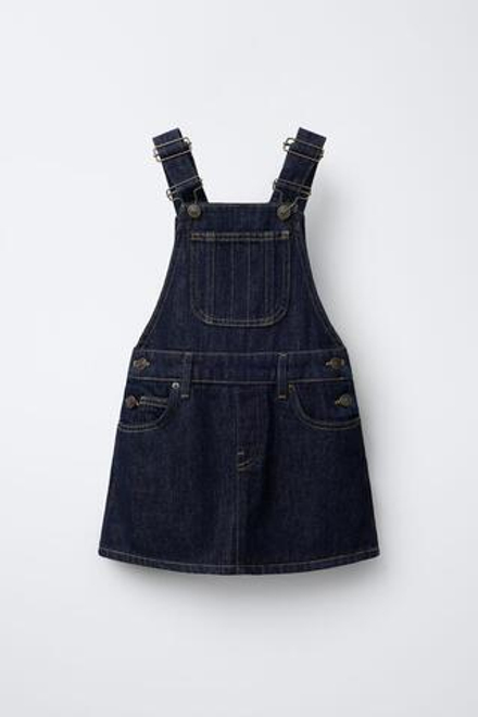 ZARA Х BENSIMON ® ДЖИНСОВЫЙ САРАФАН, СИНИЙ