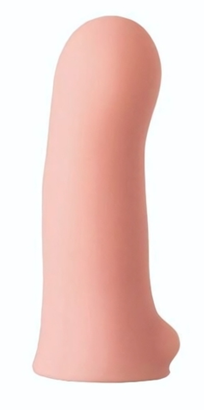 Телесная насадка на Harness с коннектором RED LINE - 13 см. (Цвет: телесный)