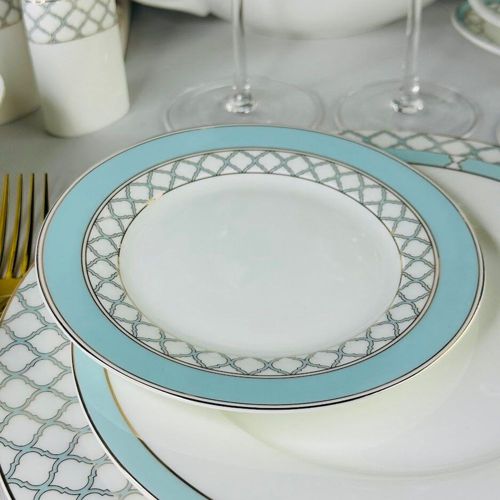 Lenardi 145-619 Набор из 6 тарелок 16,5см в под.уп.(х20)Костяной фарфор