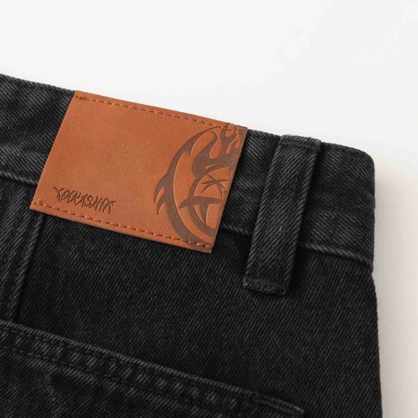 Джинсы Block черные - фото 4