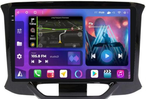Магнитола для Lada Xray 2015-2022, Xray Cross - FarCar BM3110M-2K монитор 9.5" 2K QLED на Android 14, Быстрая, CarPlay, 4G SIM-слот