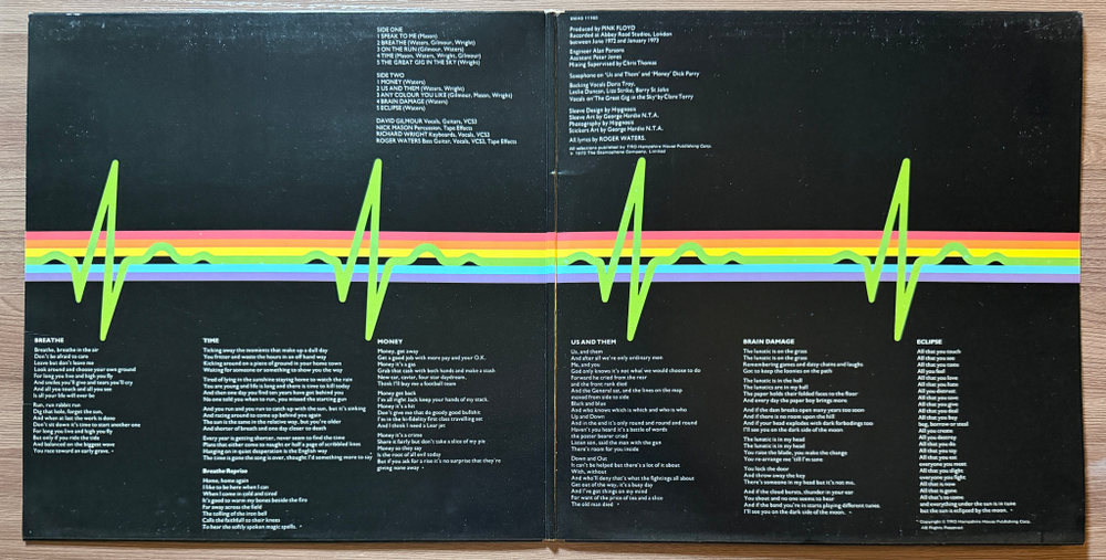 Pink Floyd ‎– The Dark Side Of The Moon (Канада)