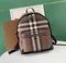 Рюкзак Burberry в клетку, коричневый