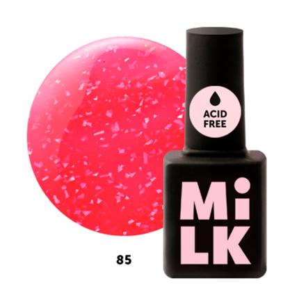 Milk Rainbow Base 85 Knockout Pink - Бескислотная цветная база, 9мл.