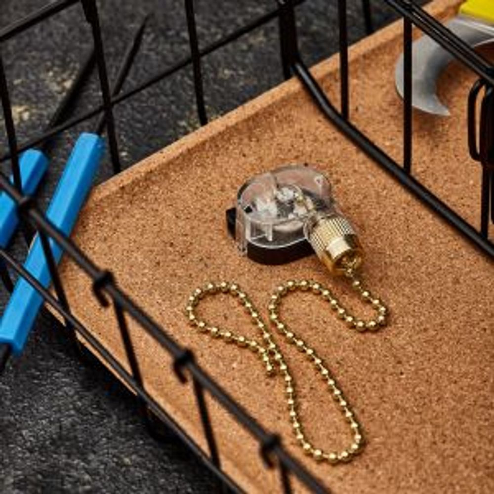 Выключатель для настенного светильника с цепочкой 270 мм «Gold» индивидуальная упаковка 1 шт. PROCON