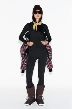 ZARA ТЕРМОЛЕГИНСЫ SKI COLLECTION, ЧЕРНЫЙ