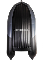 Хантер 380 ПРО графит-черный (лодка ПВХ под мотор НДНД)