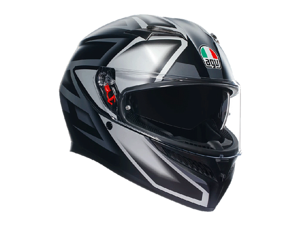 AGV K-3 E2206 COMPOUND MATT BLACK/GREY