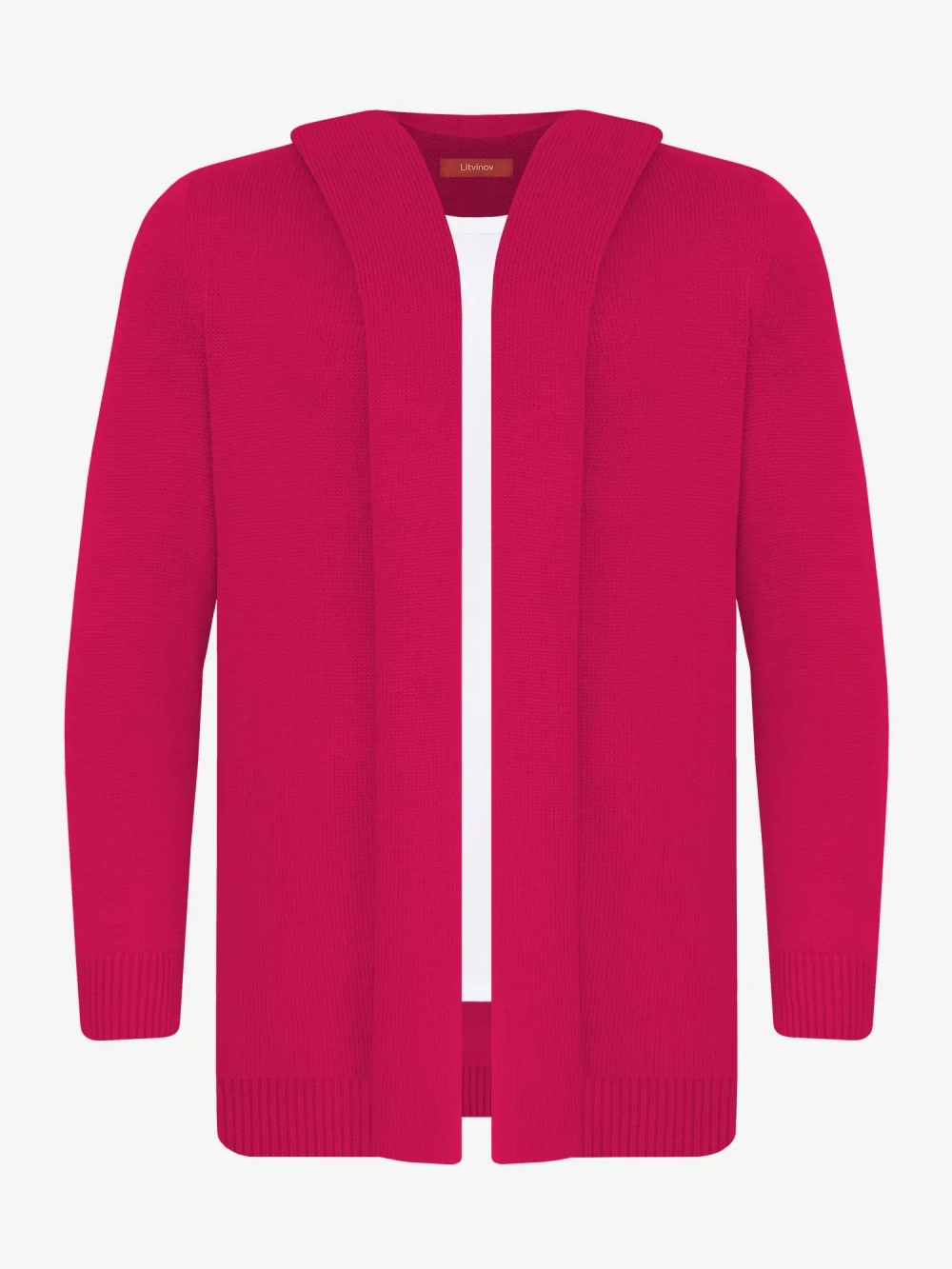 Кардиган с капюшоном из хлопка