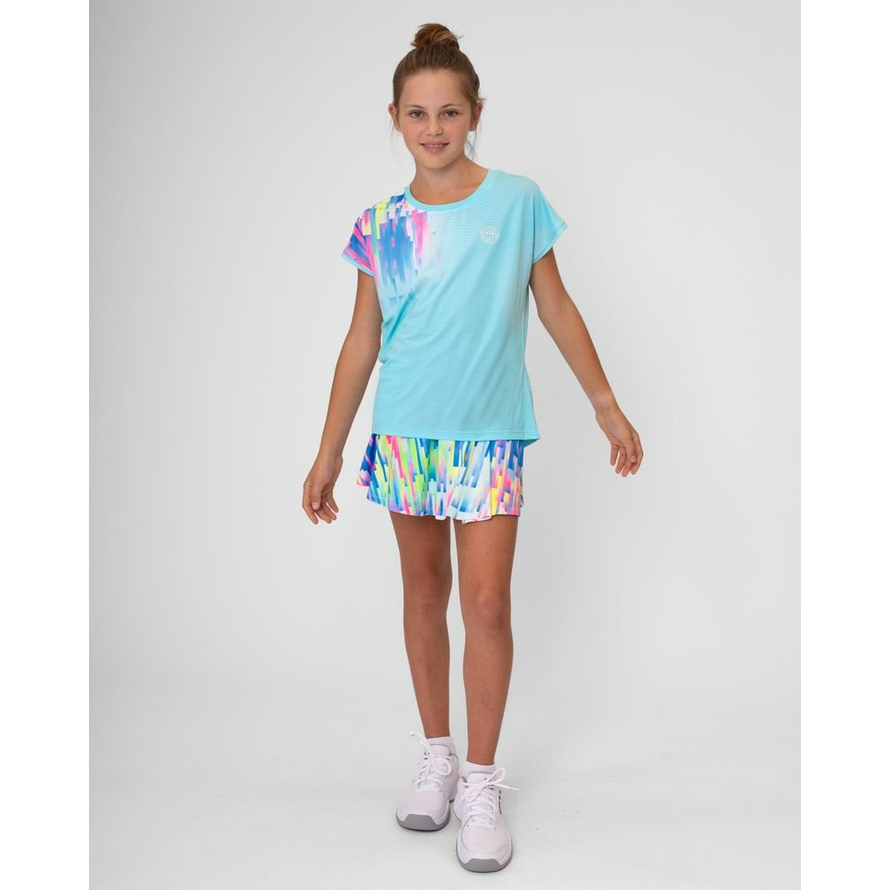 ОДЕЖДА ДЛЯ ТЕННИСА Девочки, Юбка BIDI BADU MELBOURNE 2024 WAVY .