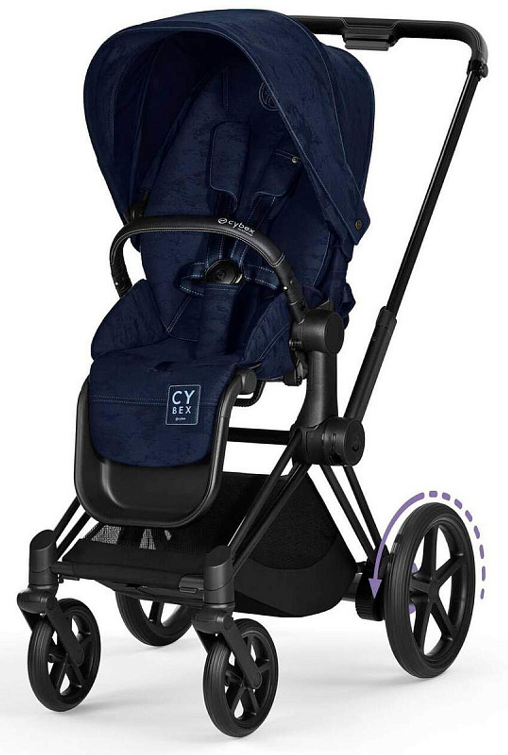 Набор чехлов прогулочного блока для коляски Cybex Priam IV Rebellious Luxury Denim Blue