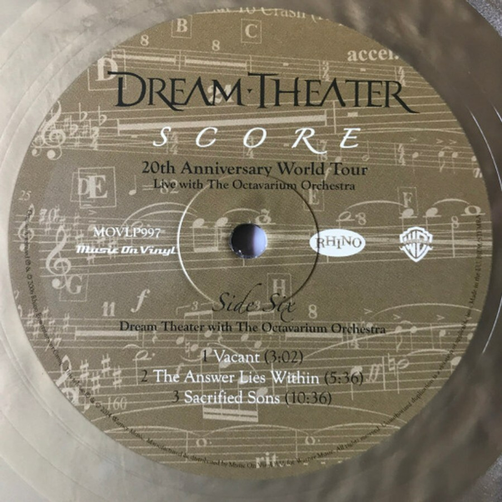 Dream Theater / Score (20th Anniversary World Tour)(Coloured Vinyl)(4LP)