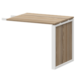 Конференц-приставка НТМ-709 Дуб сафари/Белый 900x730x750 Аргентум-М