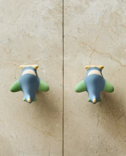 ZARA HOME НАБОР ДЕТСКИХ МЕБЕЛЬНЫХ РУЧЕК «САМОЛЕТ» (2 ШТ.), РАЗНОЦВЕТНЫЙ