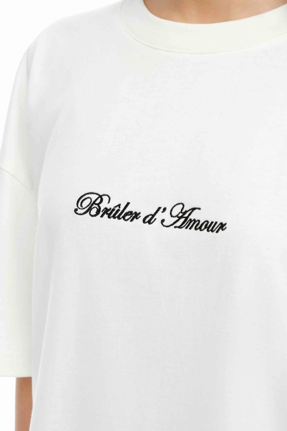 Футболка Bruler d'Amour Basic logo белая