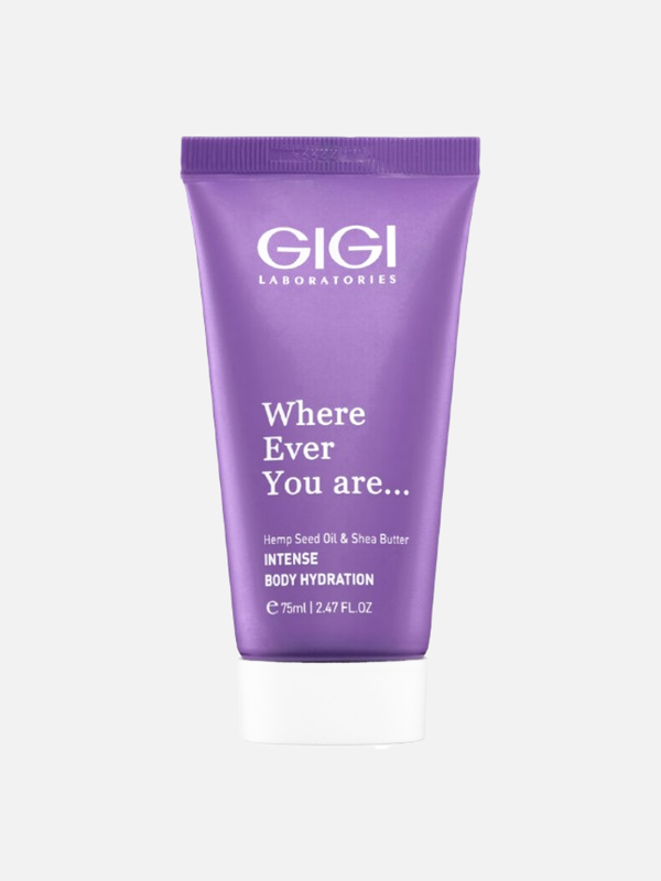 Крем для тела на основе масла Конопли Where Ever You Are Intense Body Hydration, GIGI, 75 мл