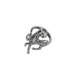 "Зурим" кольцо в серебряном покрытии из коллекции "Дикие кошки" от Jenavi