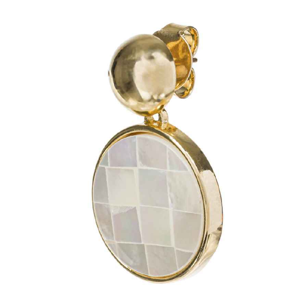 Серьги Possebon Mother Pearl Mosaic A2158.1 G