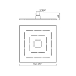 Верхний душ Jaquar OHS-CHR-1629