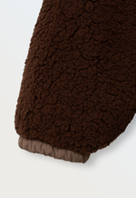 Куртка демисезонная из шерпы (шоколад)