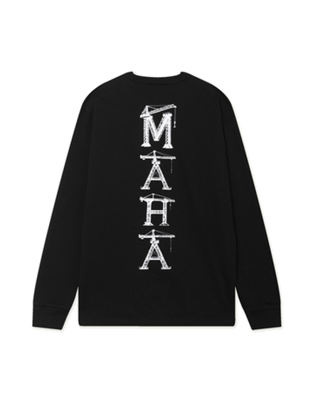 Джемпер Maha Cranes L/s T-shirt  Industrial Crane Letters Print