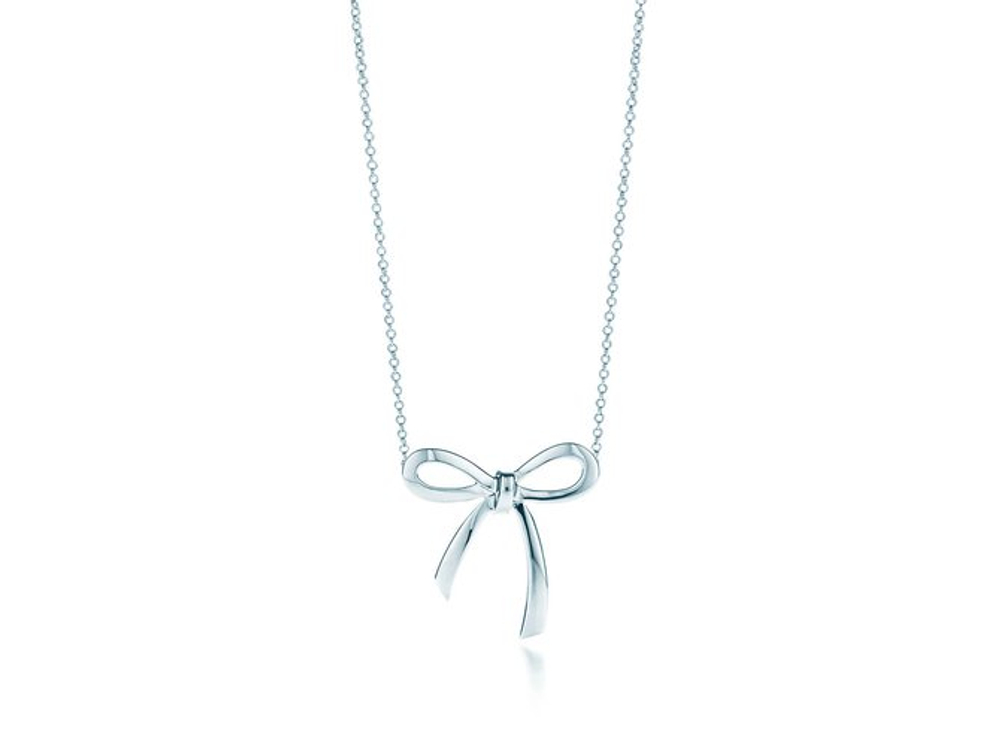 Подвеска из серебра 925, Tiffany 💠В виде банта. В наличии