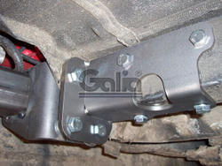 Фаркоп оцинкованный Galia H069C для Hyundai Santa Fe 2006-2012, Kia Sorento 2009-2012(паспорт и сертификат в комплекте)(без электрики)