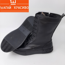 Ознакомительный образец! Берцы мужские кожаные.