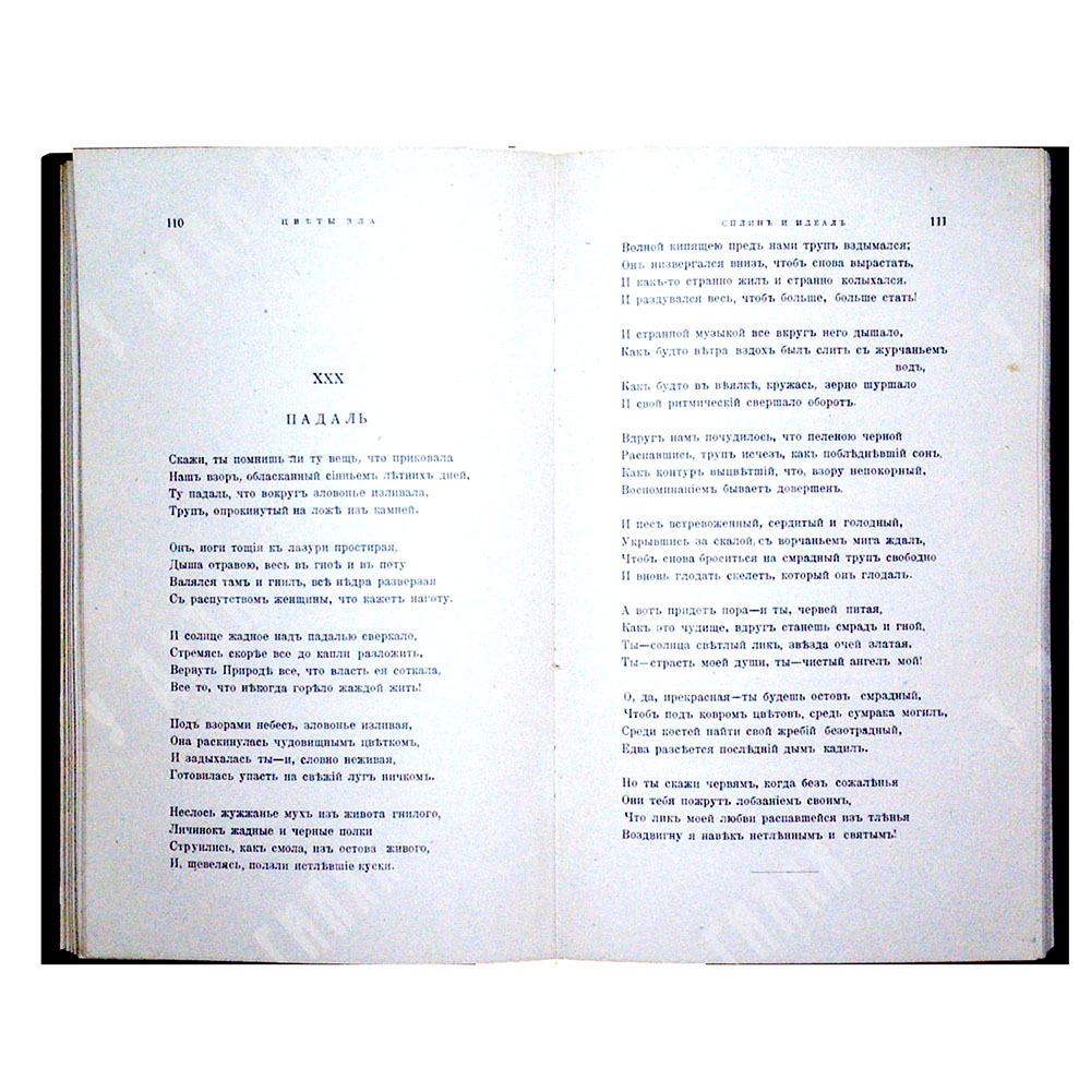 Шарль Бодлер. Цветы зла. Пер. Эллиса; с вступ. ст. Т. Готье; предисл. В. Брюсова. 1908 г.
