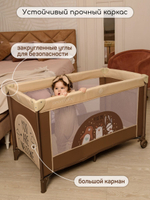 Манеж-кровать Amarobaby MULTIFORM