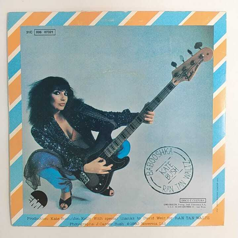 Kate Bush - Babooshka (Бразилия 1980г.) 7", Single, 33 ⅓ RPM