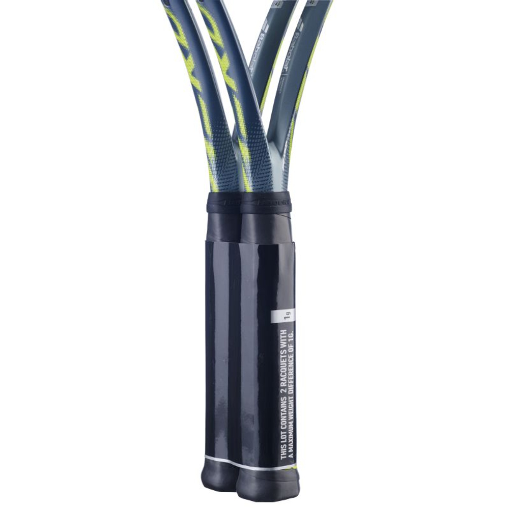 Теннисная ракетка Babolat Pure Aero 98 Gen-9 2-Pack - metallic dark forest/yellow