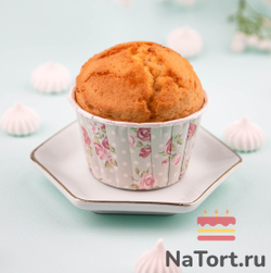 Формы бумажные с ламинацией «Маффин» 50х40 мм (Розовый сад) 100 шт