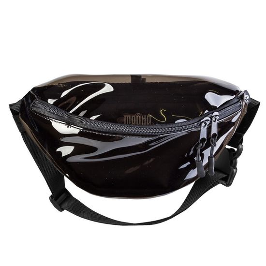 Сумка ТАЙНА поясная BLOCK ПВХ/BLACK