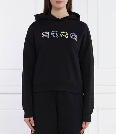 Худи IKONIK 2.0 Karl Lagerfeld - черный(241W1800)