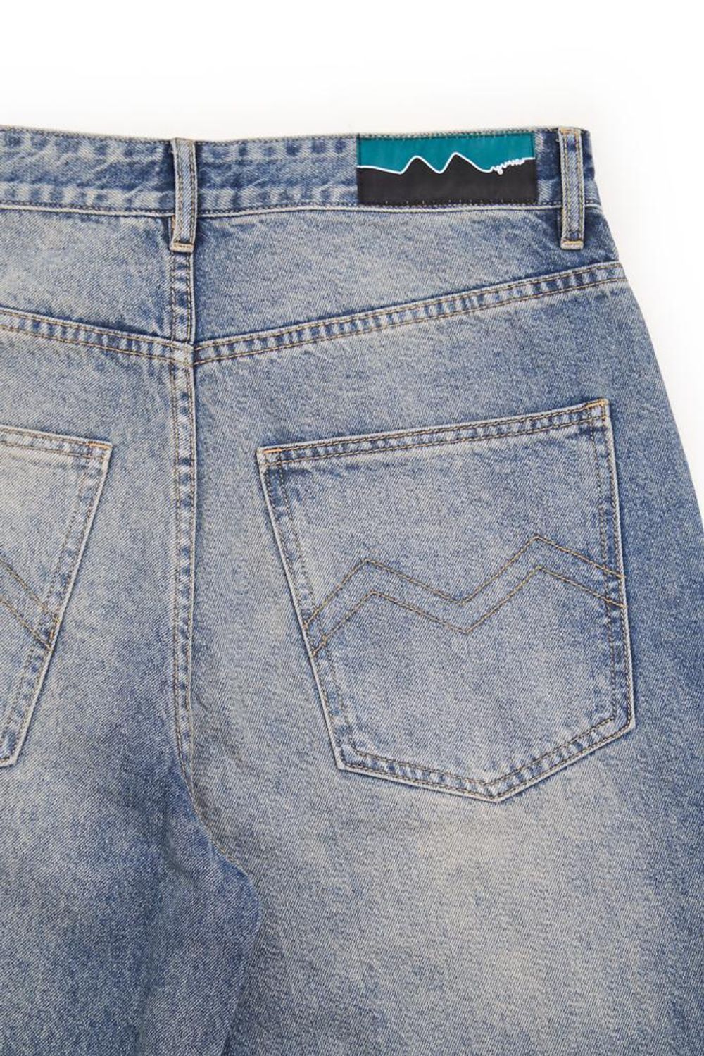 Джинсы Magamaev Bigger M acid washed серые