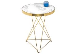 Стол Milena 60х76 white / gold