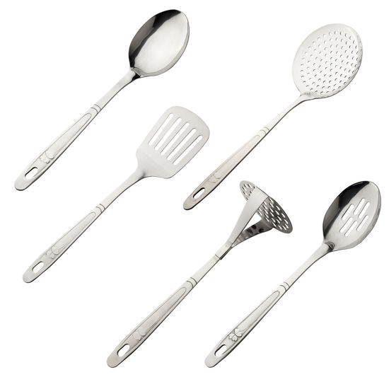 Набор кухонных принадлежностей 7 предметов Kamille КМ-5230 из нержавеющей стали