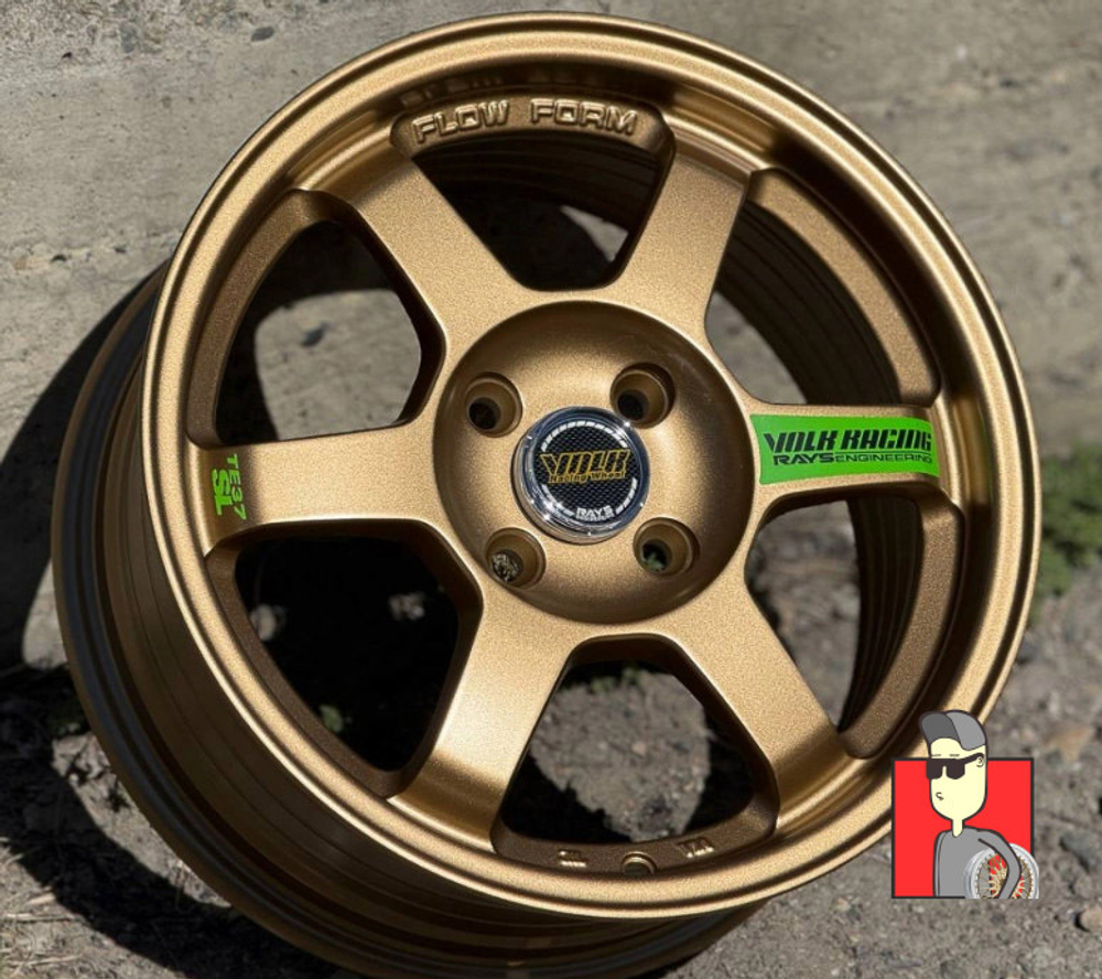 Комплект дисков Rays TE37 15x6.5 et38 4x100