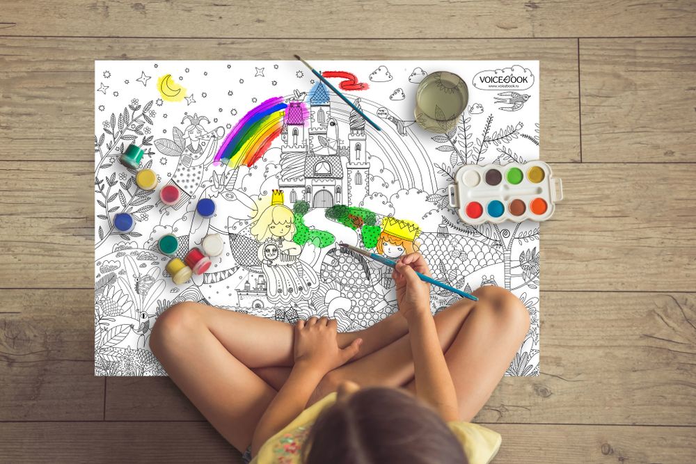 «Замок Принцессы», гигантская раскраска 85 см