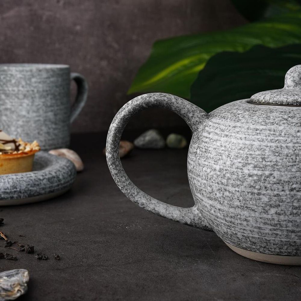 Чайник 830 мл с ситом d 13,4 см h12 см Stone Untouched Taiga P.L. Proff Cuisine [1]