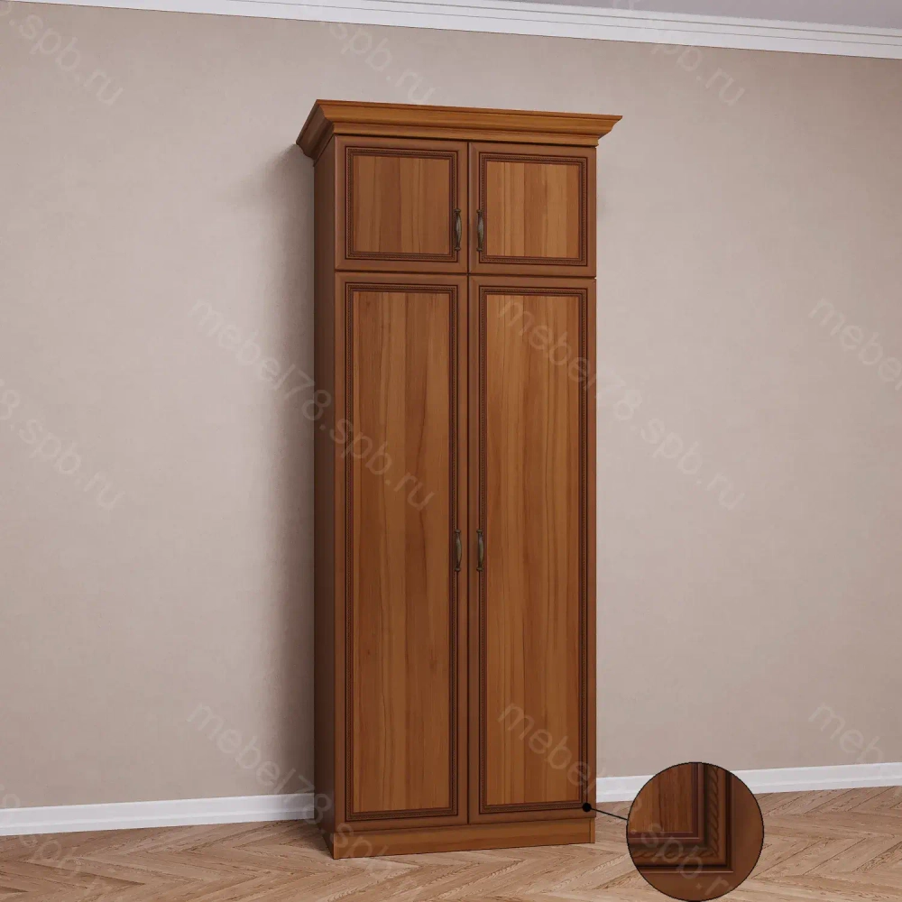 Шкаф распашной с антресолью 2/1