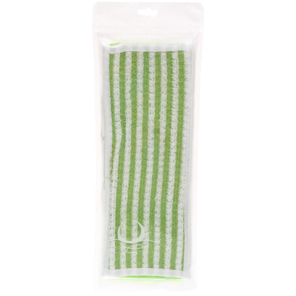 Мочалка для тела «ULTRAMARIN VERONA», комбинированная, цвет зеленый, 70*11см