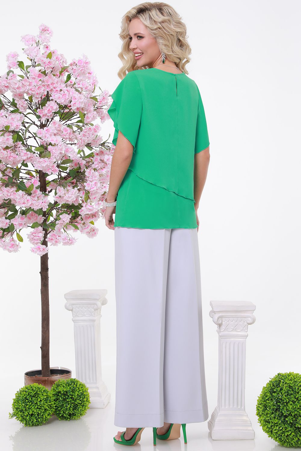 Блузка зеленого цвета DStrend (Акция)